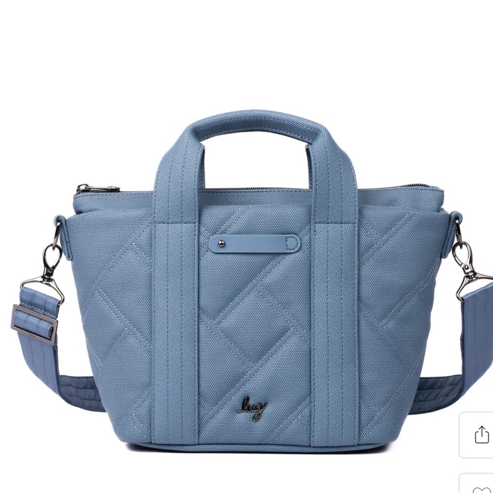 Lug Dory Matte Luxe VL Crossbody Blue Moon EUC